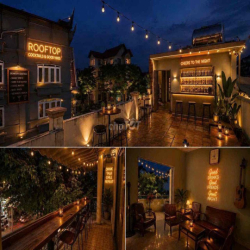 CHO THUÊ MẶT BẰNG ROOFTOP – VIEW ĐẸP – PHÙ HỢP MỞ CAFE / BAR COCKTAIL
