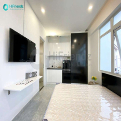 STUDIO FULL NỘI THẤT NGAY LÊ VĂN THỊNH PHÒNG THOÁNG CÓ BAN CÔNG FULLNT