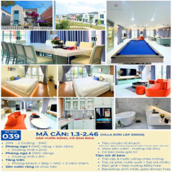 Cho thuê villa Novaworld Phan Thiết 2PN 3WC dài hạn