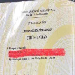 CHO THUÊ MẶT BẰNG ĐẤT MẶT TIỀN ĐƯỜNG ÓC EO – ĐỨC HÒA, LONG AN