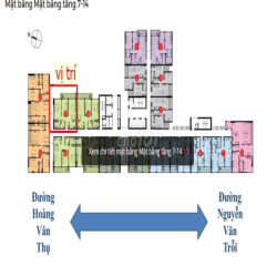 Cho thuê căn hộ Kingston , 2PN ,2WC, 83m2, View pháo hoa ,giá 20 triệu