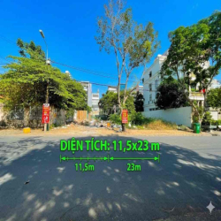 CHO THUÊ ĐẤT GÓC 2 MT- QUẬN 7 11,5x23M