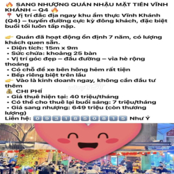 cần cho thuê nhà Quận 4