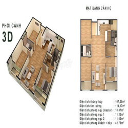 cho thuê chung cư 3 ngủ rộng Vũ Trọng Khánh Mỗ Lao vào ở ngay