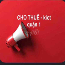 kiot - shophouse Mb Quận 1 độc lâp