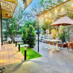 CHO THUÊ NHÀ KHU BIỆT THỰ SENTUTIA DT 300m2 1TRỆT 2LẦU 3PN 4WC GARA ÔT