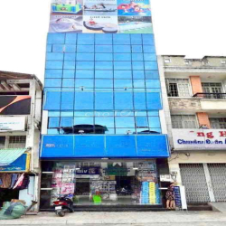 NHÀ MẶT TIỀN ỐP KÍNH KHU ĐƯỜNG D , Q-BÌNH THẠNH - 6 Tầng - Thang máy