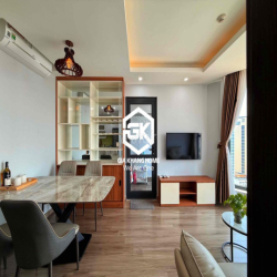 CHO THUÊ DÀI HẠN CĂN HỘ 2 PHÒNG NGỦ TẦNG CAO VIEW XÉO BIỂN TOÀ NHÀ HUD
