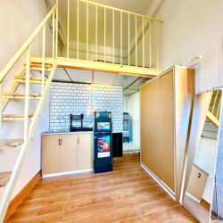 Cho thuê căn hộ duplex có gác rộng rãi mới đẹp full nội thất 100%