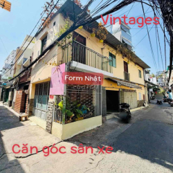 NHÀ FORM NHẬT VINTAGE, KD CF, CĂN GÓC 2 mặt hẻm, 1 TRỆT 1 LẦU,2P. NGỦ