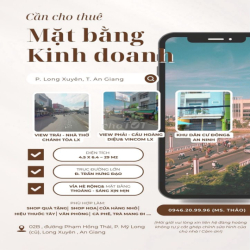 Cho thuê mặt bằng kinh doanh