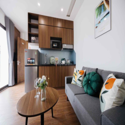 Cho thuê Căn hộ dịch vụ đầy đủ đồ 01 ngủ 01 khách mới tinh ở Hồ Tây