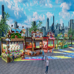 đất trong khu tổ hợp vui chơi giải trí, ăn uống dt từ 18-2000m