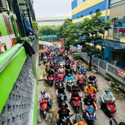 Mặt bằng ở lại đc kcn hiệp thành đông đúc