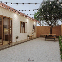 Cho thuê villa sân vườn khu Loseby gần biển . Nhà mới 100%  * 2 phòng