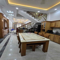 cho thuê nhà 4 tầng Full Nội Thất có 4pn 5wc hẻm xe hơi. Bình Tân