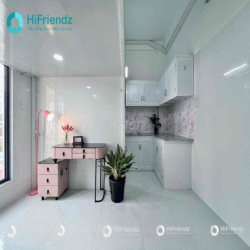 Duplex mới xây gác cao nội thất đầy đủ - ban công thoáng giáp Q1