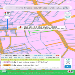 Cho thuê 2 lô đất CLN liền kề ấp 7 An Phước
