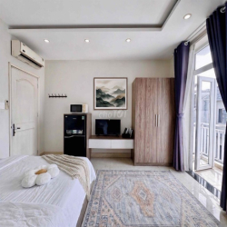 Căn hộ full nội thất cao cấp BAN CÔNG ngã 4 Phú Nhuận, chợ Bà Chiểu