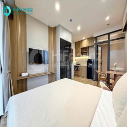 STUDIO LUXURY TONE GỖ FULL NỘI THẤT TRUNG TÂM BÌNH THẠNH