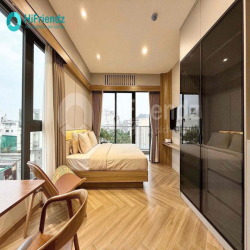 STUDIO LUXURY TONE GỖ FULL NỘI THẤT TRUNG TÂM BÌNH THẠNH