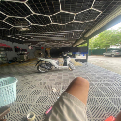 sang nhượng garage làm về detailing và dán