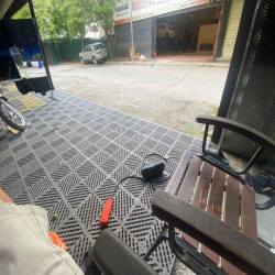 sang nhượng garage làm về detailing và dán