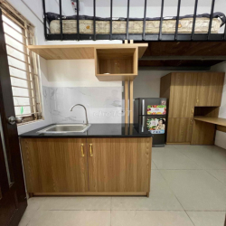 PHÒNG GÁC CAO 1M8 FULL NỘI THẤT MỚI GIÁ SINH VIÊN