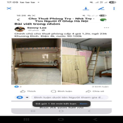 pass phòng trọ vsc 1tr2