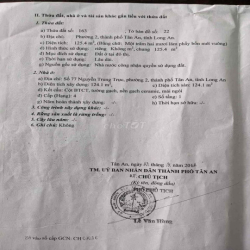 Nhà bán ngay trung tâm tp. Tân An (cũ)