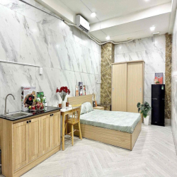 1 phòng ngủ ban công , studio cửa sổ trung tâm gần Lotte