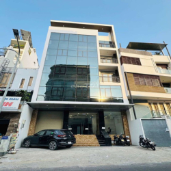 DT :  10 X 20m 1 Hầm 1 Trệt 5Lầu Sân Thượng Thang Máy PCCC Tiêu Chuẩn