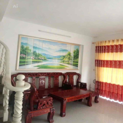 Cho thuê nhà hẻm xe hơi Hiệp Thành, Q12. 5,5m x 10m,1tr,2lầu.4pn,4wc