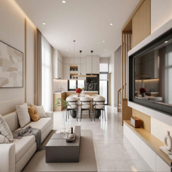 Cho thuê BT GS Metro City Nhà Bè, 4PN full nội thất mới, giá 45tr/th