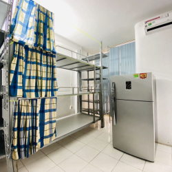 Ở ghép xá giá rẻ Quận 10 –  1tr3 Full chi phí, xe để trong nhà