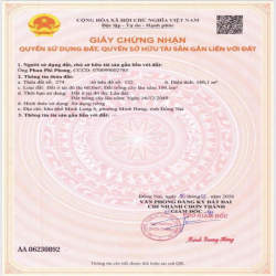 Bán nhà đất chợ chơn thành