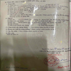 NHÀ HẺM GẦN TRUNG TÂM THƯƠNG MẠI RẠCH SỎI