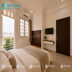 STUDIO BAN CÔNG FULL NỘI THẤT CÓ TV | VỆ SINH PHÒNG NGAY Q3