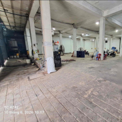 cho thuê kho xưởng dg liên khu 5-6 BHH B Bình tân DT 1600m2 55tr pccc