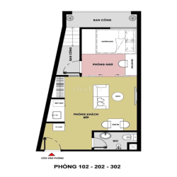 (CHÍNH CHỦ) CHO THUÊ CĂN HỘ 1 Phòng Ngủ 50m2, Ban Công, Máy Giặt Riêng