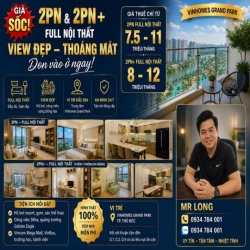 😱 Giá Sốc! 2PN Full Nội Thất View Đẹp, Thoáng Mát - Dọn Vào Ở Ngay