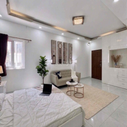 ĐỘC BẢN 1PN 1PK 60m2 MỚI 100% FULL NỘI THẤT CÓ GU NGAY TRƯỜNG SA- Q3