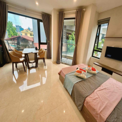 Căn hộ dịch vụ studio full đồ 37,8m2 ở 26 Nguyên Hồng Đống Đa