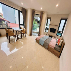 Căn hộ dịch vụ studio full đồ 37,8m2 ở 26 Nguyên Hồng Đống Đa