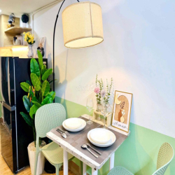 CĂN HỘ DỊCH VỤ FULL NỘI THẤT GÁC CAO 2m ĐƯỜNG TL 10 GẦN TÊN LỬA