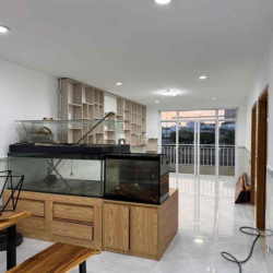 Cho thuê ch Bình Đông Xanh Q8 90m2 3Pn 2wc Full nội thất view sông