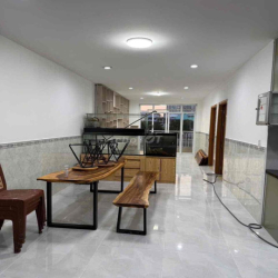 Cho thuê ch Bình Đông Xanh Q8 90m2 3Pn 2wc Full nội thất view sông