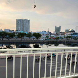 Cho thuê ch Bình Đông Xanh Q8 90m2 3Pn 2wc Full nội thất view sông