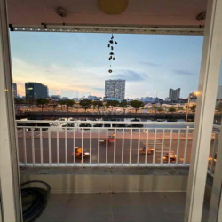 Cho thuê ch Bình Đông Xanh Q8 90m2 3Pn 2wc Full nội thất view sông