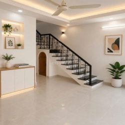 Cho thuê nhà hẻm 1 sẹc 6m Bình Lợi, DT: 5,6x11m. Trệt lầu. 3PN, 2WC